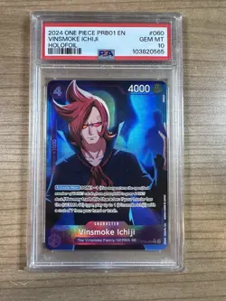 Vinsmoke Ichiji 2024 One Piece - Premium Booster Vol.1 - Holofoil PSA 10 - Image 1