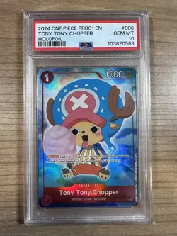 Tony Tony Chopper 2024 One Piece - Premium Booster Vol.1 - Holofoil - PSA 10 - Image 1