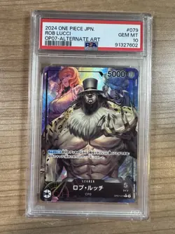 Rob Lucci 2024 One Piece JAPANESE Leader - 500 Years in the Future - PSA 10 - Image 1