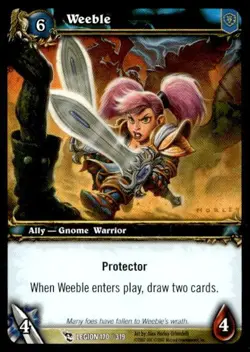 2007 Blizzard World of Warcraft Weeble #170 - Image 1