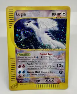 NM Lugia Aquapolis Holo 149/147 + Ho-Oh 7/64 Neo Revelation 20 Card Lot Pokemon - Image 5