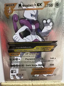 Mewtwo GX Hp750 Silver Foil Card 🔥Fan Art🔥Nm - Image 1