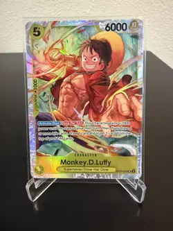 One Piece Card Game The Three Brothers ST13-015 Monkey D Luffy Foil SR English - Image 1