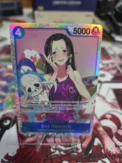 One Piece Card Game Boa Hancock OP01-078 Romance Dawn Foil English NM - Image 1