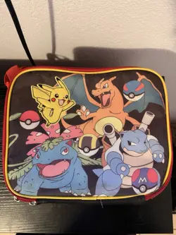 Vintage Pokemon Lunch Box + 3 Pokemon Trading Card Tins - Image 3