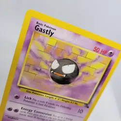 Pokemon Card Gastly - 33/62 Fossil - WOTC Unlimited - Pokemon TCG. LP/NM - Image 2