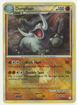 Pokemon - Donphan (Pokemon League Crosshatch promo reverse holo card - 40/123) - Image 1