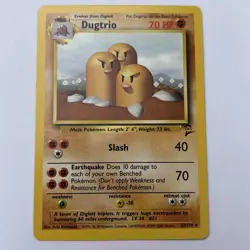 Pokemon TCG Dugtrio Base Set 2 23/130 Regular Unlimited Rare NM Vintage Card - Image 1