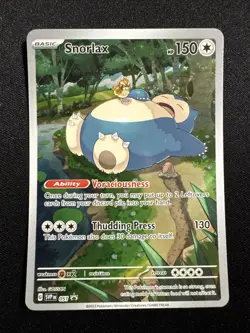 Pokemon Card Snorlax SVP EN 051 Scarlet & Violet 151 Promo Holo NM - Image 1