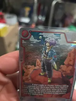 Trunks : Future SB02-010 Alternate Art Manga Booster 02 Dragon Ball Card English - Image 2