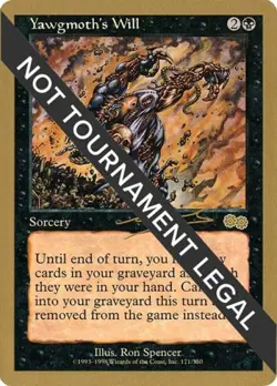 MTG English Yawgmoth's Will - 2000 Nicolas Labarre (USG) NM Normal - Image 1