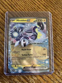 Pokemon TCG Cards Miraidon ex SVP143 Black Star Promo Holo NM - Image 3