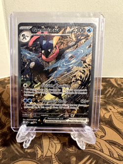 Greninja ex SVP 132 Pokemon Scarlet & Violet Promo Card Illustration Rare - Image 1