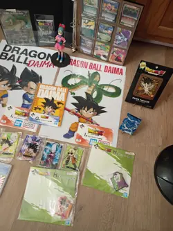 Lot DBZ Dragon Ball Z Score Card Binder Shenron SCR Foil Bulma Goku Prize Items - Image 3