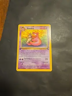 NM (1st edition) Pokemon SLOWBRO Card FOSSIL Set 43/62 First Ed Uncommon - Image 4