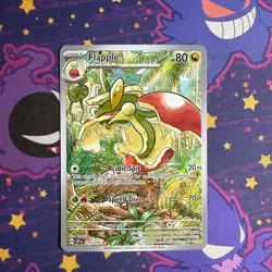 Pokemon TCG Flapple 210/191 Surging Sparks Illustration Rare Card NM - Image 1