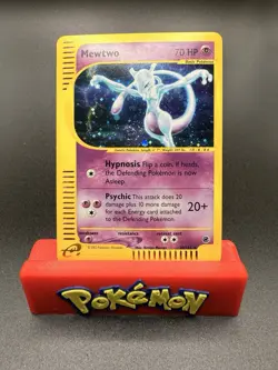 Pokemon Mewtwo TCG Expedition Base Set Card 20/165 with A Nice Swirl LP - Image 1