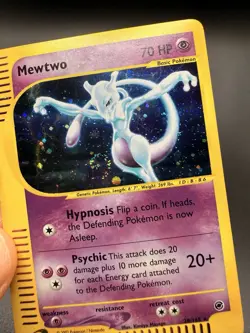 Pokemon Mewtwo TCG Expedition Base Set Card 20/165 with A Nice Swirl LP - Image 3