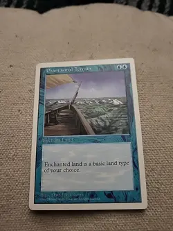 Magic the Gathering MTG Phantasmal Terrain (84) Sixth Edition NM x4 - Image 1