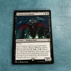 Solemn Doomguide Commander Legends: Battle for Baldur's Gate Regular Rare NM MTG - Image 1