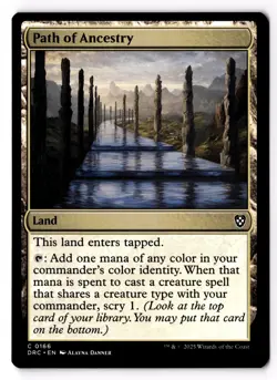 Path of Ancestry (0166) 166 Commander: Aetherdrift Normal NM - Image 1