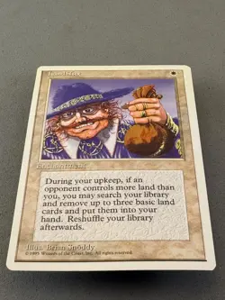 Land Tax-MTG Core Set 4th Edition-Unplayed Near Mint-Magic the Gathering - Image 3