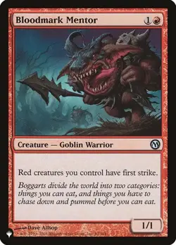 Bloodmark Mentor The List LP MTG - Image 1