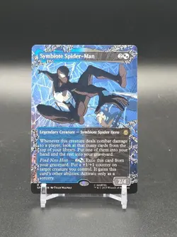 MTG Symbiote Spider-Man Regular 0217 (Borderless) Marvel's Spider-Man NM SPM - Image 1