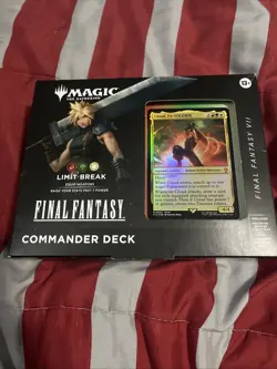 Magic Gathering Final Fantasy VII Commander Deck Limit Break NEW/SEALED - Image 1