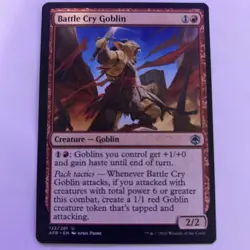 Battle Cry Goblin 132 LP The List Magic MTG - Image 1