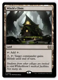 Witch's Clinic 325 Commander: Duskmourn: House of Horror NM - Image 1