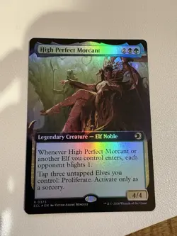 High Perfect Morcant Foil Extended Art MTG Lorwyn Eclipsed - Image 1