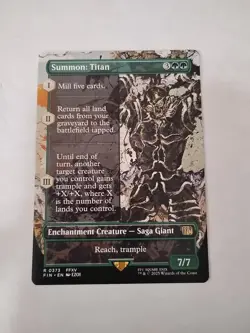 Summon: Titan (Borderless) Final Fantasy Regular - Image 1