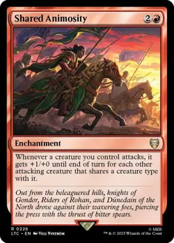 NM Shared Animosity, MTG, Lord of the Rings, Magic the Gathering, 226 - Image 1