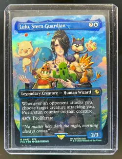 2025 Magic: The Gathering Final Fantasy Lulu Stern Guardian Chocobo Foil #0467 - Image 1