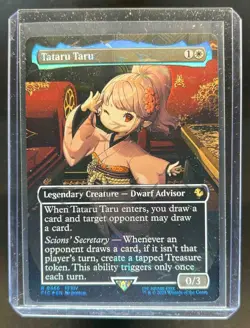 2025 Magic: The Gathering Final Fantasy Tataru Taru Chocobo Track Foil #0466 - Image 1
