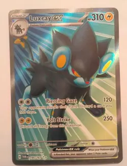 Luxray ex 195/167 Double Rare Full Art SV Twilight Masquerade Pokemon English nm - Image 1