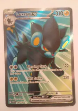 Luxray ex 195/167 Double Rare Full Art SV Twilight Masquerade Pokemon English nm - Image 2