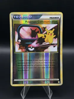 Pokemon TCG Pokemon Communication 98/123 Reverse Holo HeartGold SoulSilver LP - Image 1