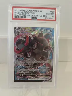 Blastoise VMAX SWSH103 PSA 10 GEM MNT Pokemon Sword & Shield Promo - Image 1