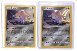 (2) Lot 2019 Pokemon Sun & Moon Jirachi Team Up Prerelease Promo BSP #SM161 - Image 1