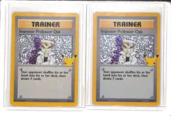 (2) Lot 2021 Pokemon Celebrations Imposter Professor Oak #73/102 - Image 1
