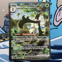 2023 Pokemon Scarlet & Violet Paldea Evolved Meowscarada ex #256/193 - Image 1