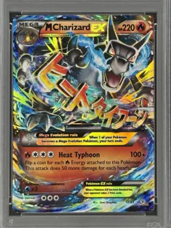 2016 Pokemon XY M Charizard EX Generations #12 NM-MT PSA 8 - Image 2