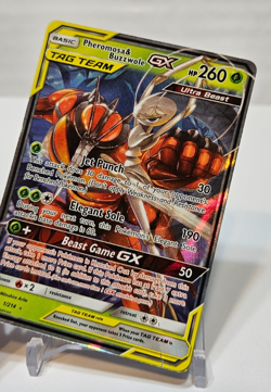Pheromosa & Buzzwole GX 1/214 Ultra Rare Unbroken Bonds Pokemon 658 - Image 4