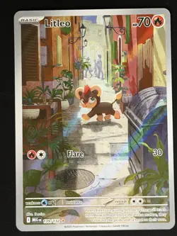 Litleo Illustration Rare 139/132 Pokemon TCG Mega Evolutions - Image 1