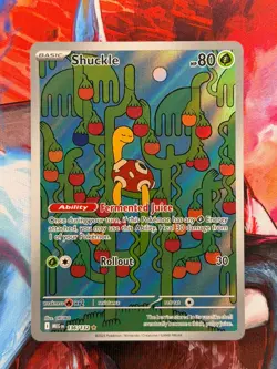Shuckle Illustration Rare 136/132 Mega Evolution Pokemon TCG 🌲 - Image 1