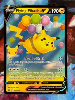 Flying Pikachu V 006/025 Pokemon Celebrations 25th Anniversary 2021 TCG ⚡ - Image 1