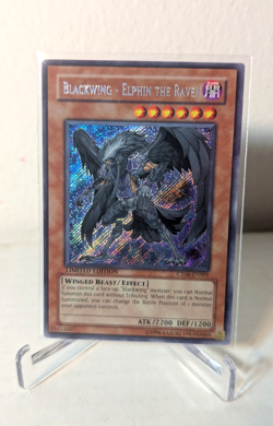 Blackwing - Elphin the Raven CT06-ENS01 Yugioh! TCG Secret Rare LIMITED Ed. NM - Image 1