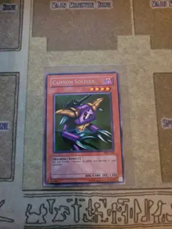 YUGIOH CANNON SOLDIER MRD-106 RARE UNLIMITED EDITION NM 1996 PRINT - Image 1